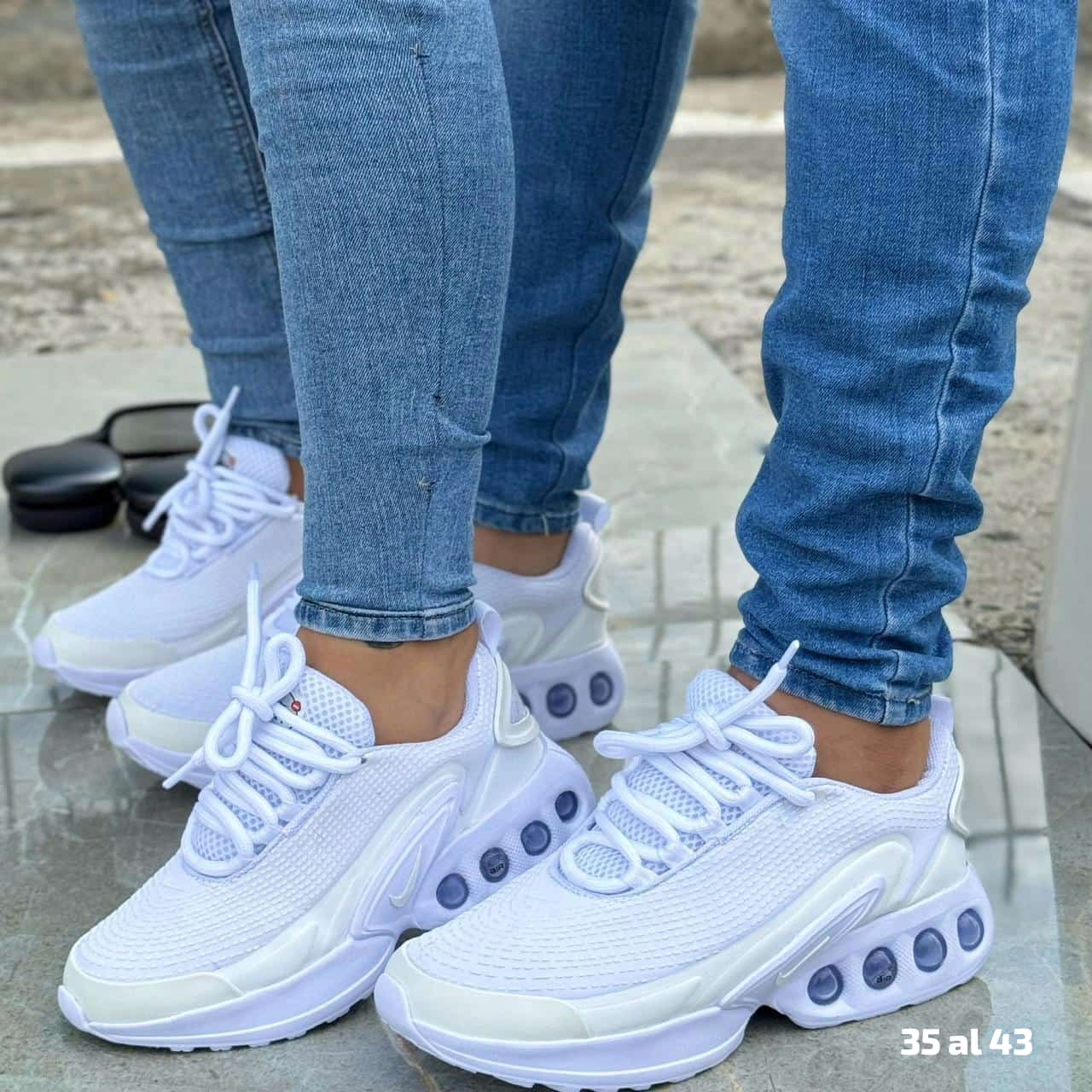 Tenis Nike Air Max Dn Negro Blanco