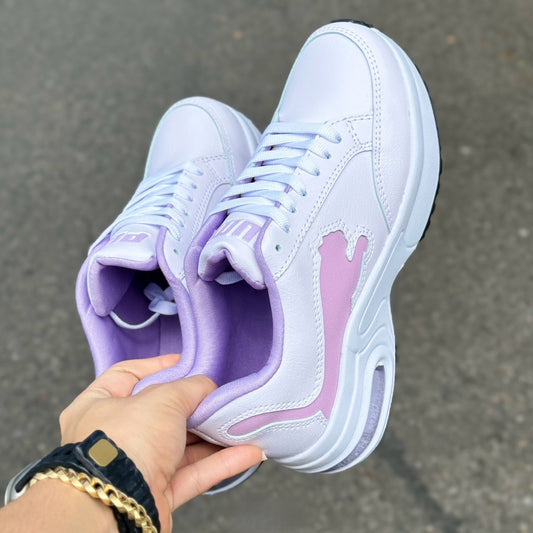 Tenis Puma Valvula Lila Dama.
