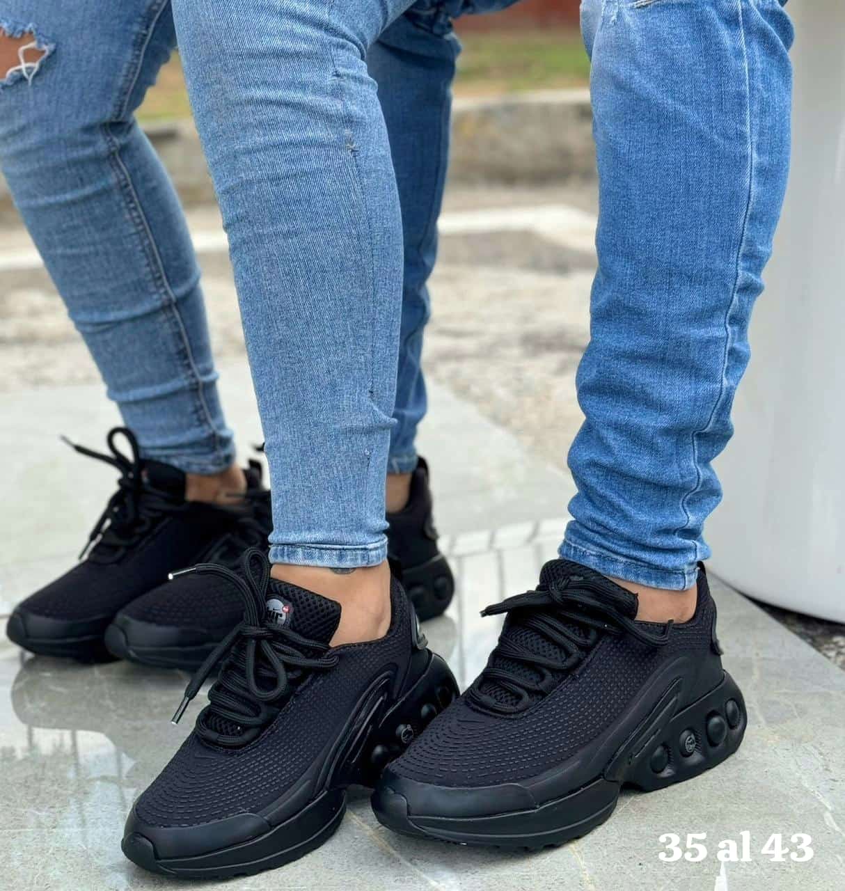 Tenis Nike Air Max Dn Negro Blanco