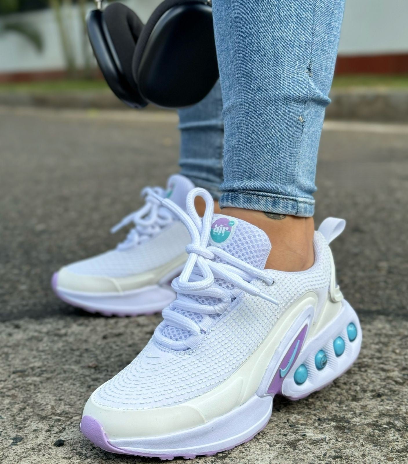 Tenis Nike Air Max Dn Negro Blanco