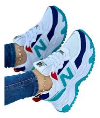 New Balance Suela Alta Blanco Turquesa