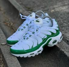Tenis Nike Air Max Plus TN Blanco Verde Unisex